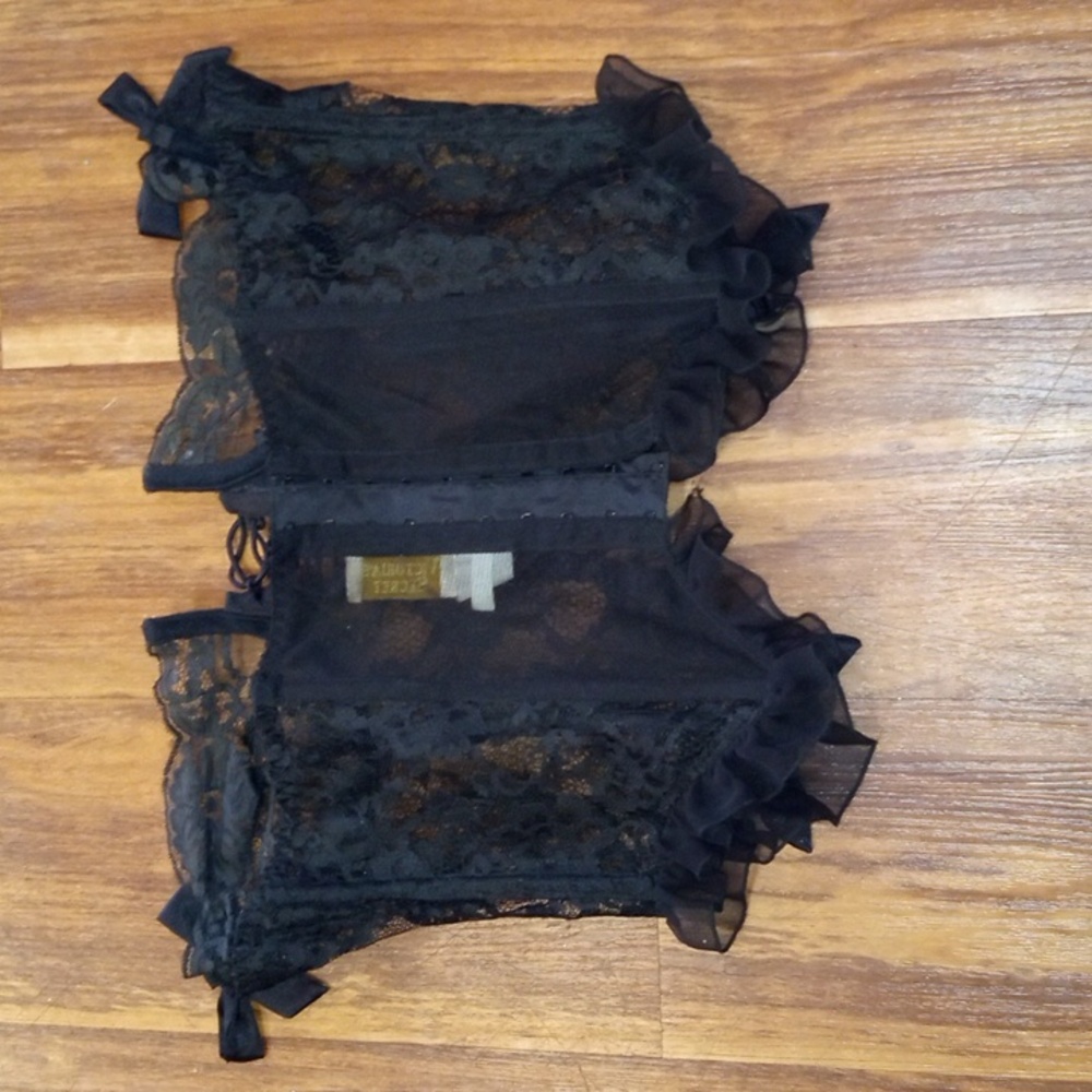 Victoria's Secret Black Lace Corset - Picture 3 of 7